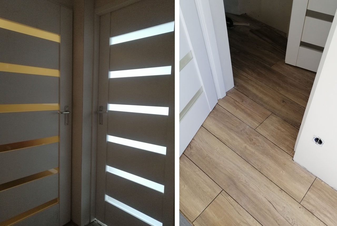 Kamerdeuren - installatie voltooid